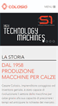 Mobile Screenshot of colosio.it
